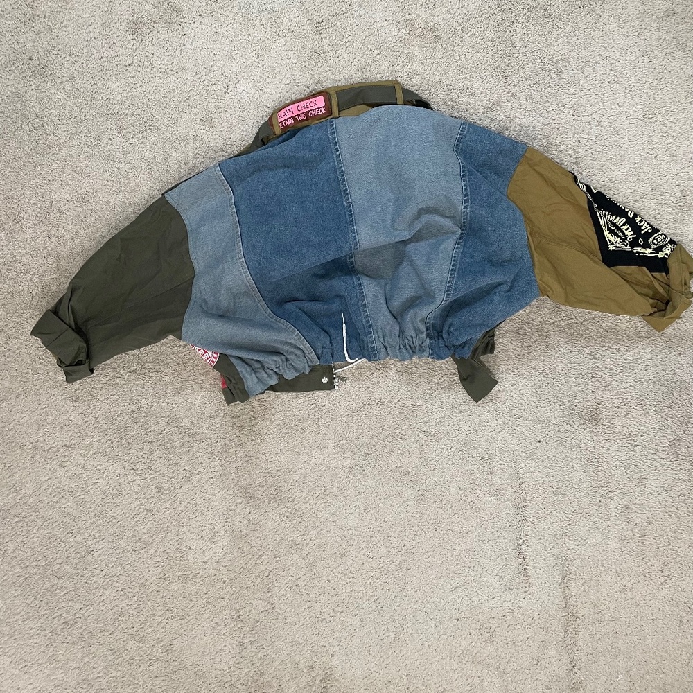 Custom patchwork jacket NWT (one size) - Picture 4 of 4